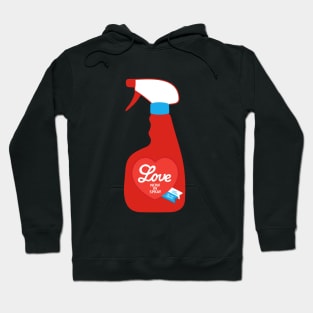 Love - now in spray - Red Hoodie